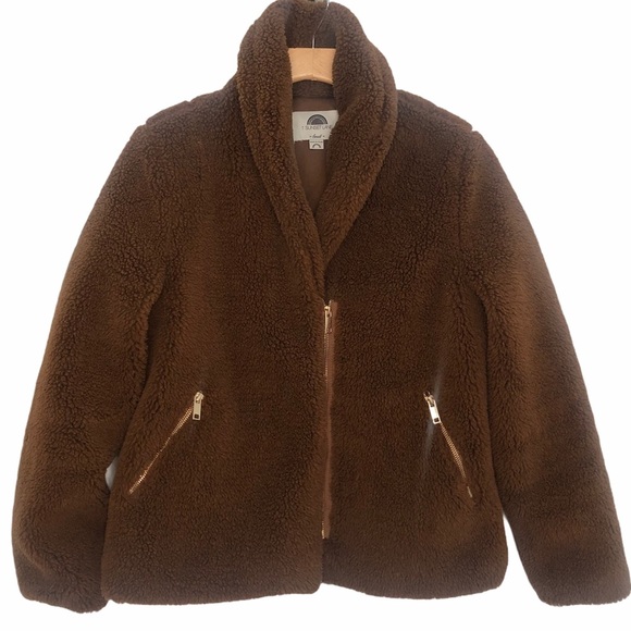 1 Sunset Lane Teddy Jacket Size Small - Picture 1 of 7